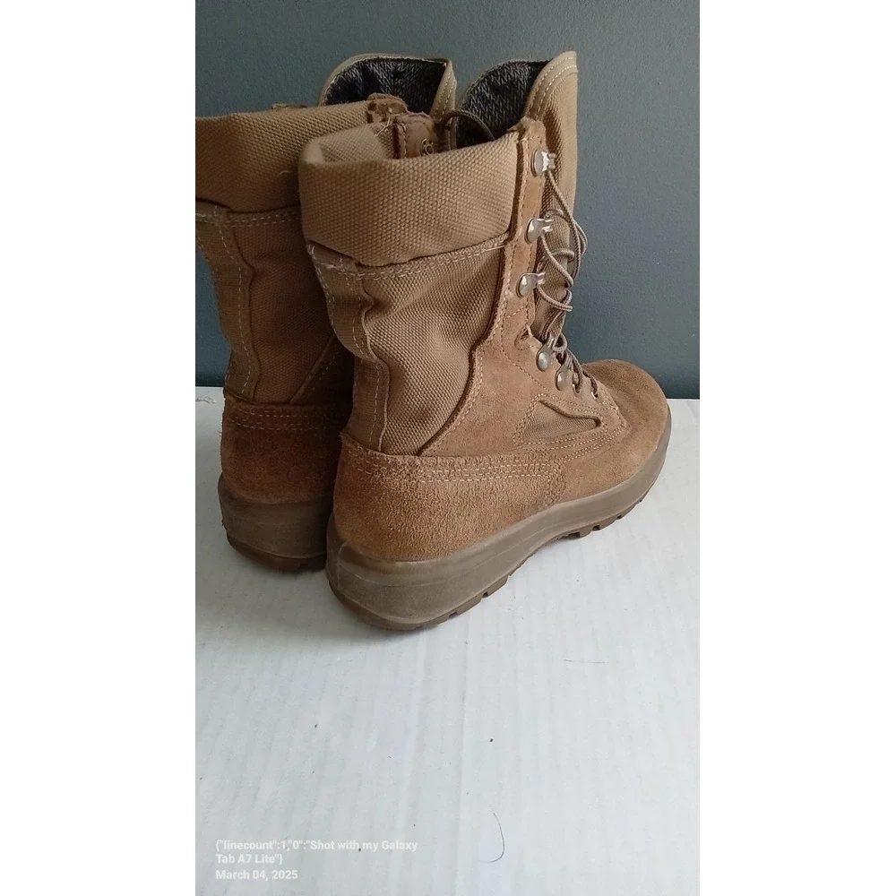 Military Style Boots Combat‎ Tactical Work Hiking Suede Leather